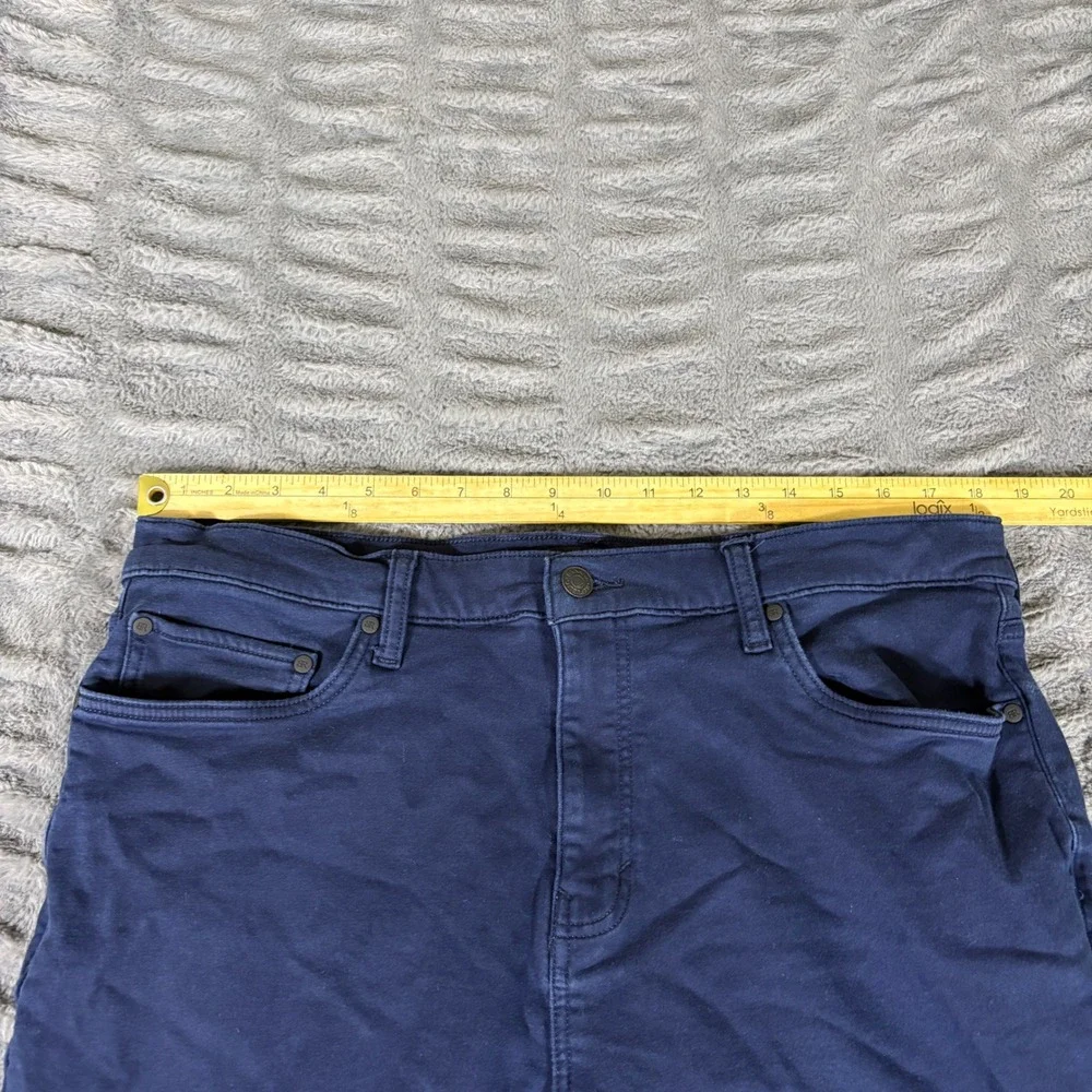 Banana Republic Mens 38x34 Navy Blue Slim Fit Stretch Chino Pants AR382